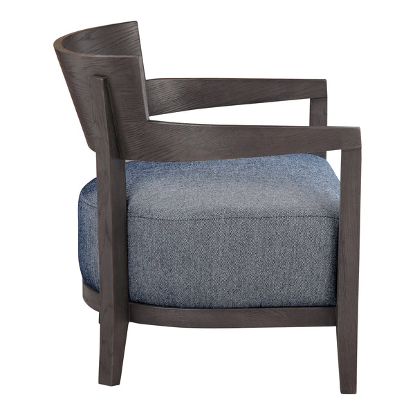 Moe's Home Volta Arm Chair Blue