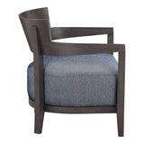 Moe's Home Volta Arm Chair Blue