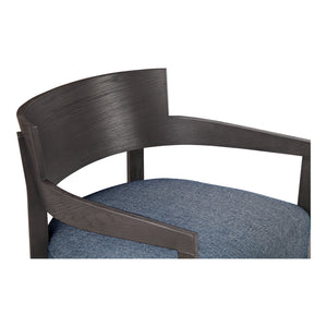 Moe's Home Volta Arm Chair Blue