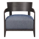 Moe's Home Volta Arm Chair Blue