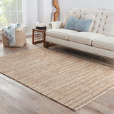 Jaipur Living Andes Collection AD03 Cornwall 70% Cotton 30% Jute Handmade Natural Stripes Rug RUG116647