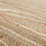 Jaipur Living Andes Collection AD03 Cornwall 70% Cotton 30% Jute Handmade Natural Stripes Rug RUG116647