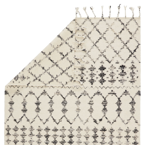Jaipur Living Riot Handmade Geometric Ivory/ Black Area Rug (8'10"X11'9")