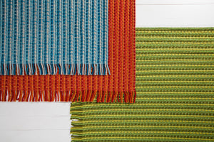 Chandra Rugs Adaline 100% Wool Hand-Woven Contemporary Rug Green 7'9 x 10'6