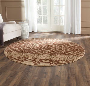 Safavieh Adirondack 107 Power Loomed 55% Polypropylene/ 40% Jute/ 5% Polyester Rug ADR107C-4SQ