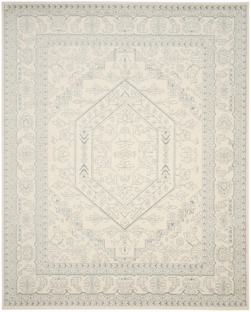 Safavieh Adirondack 108 Power Loomed 55% Polypropylene/ 40% Jute/ 5% Polyester Rug ADR108S-8SQ