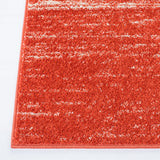 Adirondack Adirondack 113  Power Loomed Polypropylene Pile Rug Orange / Grey