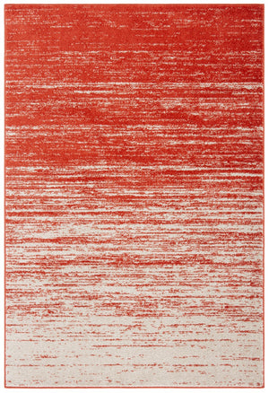 Adirondack Adirondack 113  Power Loomed Polypropylene Pile Rug Orange / Grey