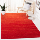 Adirondack Adirondack 113  Power Loomed Polypropylene Pile Rug Red / Grey