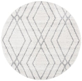 Adirondack Adirondack 162 Contemporary Power Loomed Polypropylene Pile Rug Ivory / Grey