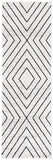 Adirondack 251 Contemporary Power Loomed Polypropylene Pile Rug Ivory / Grey