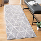 Adirondack 262 Contemporary Power Loomed Polypropylene Pile Rug Grey / Ivory