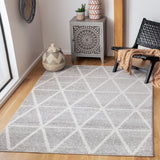 Adirondack 262 Contemporary Power Loomed Polypropylene Pile Rug Grey / Ivory