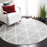 Adirondack 262 Contemporary Power Loomed Polypropylene Pile Rug Grey / Ivory