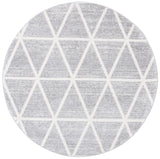 Adirondack 262 Contemporary Power Loomed Polypropylene Pile Rug Grey / Ivory