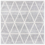 Adirondack 262 Contemporary Power Loomed Polypropylene Pile Rug Grey / Ivory