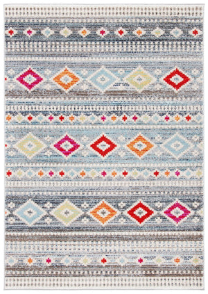 Adirondack 276  Power Loomed Polypropylene Pile Rug Light Grey / Ivory