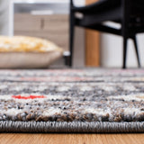 Adirondack 276  Power Loomed Polypropylene Pile Rug Grey / Ivory