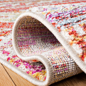 Adirondack 276  Power Loomed Polypropylene Pile Rug Rust / Ivory