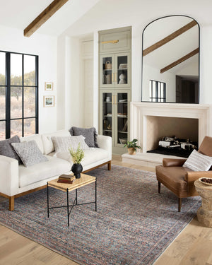 Loloi II Adrian Collection Denim / Multi 8'-6" X 11'-6" Area Rug