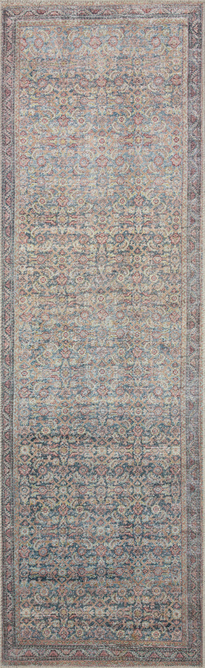 Loloi II Adrian Collection Denim / Multi 8'-6" X 11'-6" Area Rug