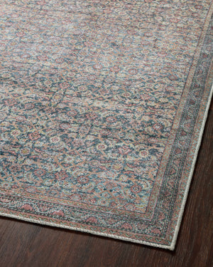 Loloi II Adrian Collection Denim / Multi 8'-6" X 11'-6" Area Rug