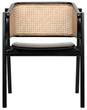 Noir Delphi Chair with Caning AE-110CHB