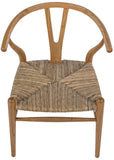 Noir Zola Chair with Rush Seat AE-14N
