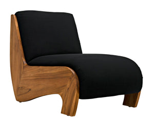 Noir Portofino Chaise AE-170T