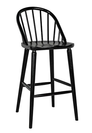 Noir Gloster Bar Chair AE-218CHB-L