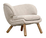 Valerie Chair with Wheat Fabric