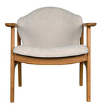 Noir Vittorio Chair with Wheat Fabric AE-231W