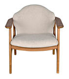 Noir Vittorio Chair with Wheat Fabric AE-231W