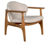 Noir Vittorio Chair with Wheat Fabric AE-231W