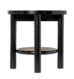 Noir Hide Away Side Table AE-233CHB