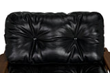 Noir Dilon Chair with Leather AE-238T