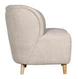 Noir Laffont Chair with Wheat Fabric AE-240W