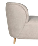 Noir Laffont Chair with Wheat Fabric AE-240W