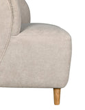 Noir Laffont Chair with Wheat Fabric AE-240W