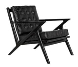 Noir Lauda Chair with Black Leather AE-248CHB