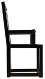 Noir Inconito Arm Chair AE-255CHB