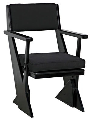 Noir Madoc Arm Chair AE-256CHB