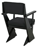 Noir Madoc Arm Chair AE-256CHB