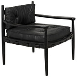 Noir Fogel Lounge Chair AE-42CHB