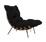 Noir Hanzo Chair with Steel Legs AE-85T