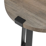 AF18MWSTGW - Rustic Side Table Dark Concrete