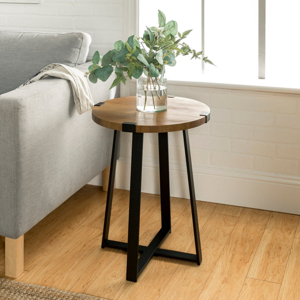 Rustic Side Table Rustic Oak