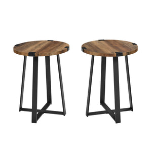 AF18MWSTRO - Rustic Side Table Dark Concrete