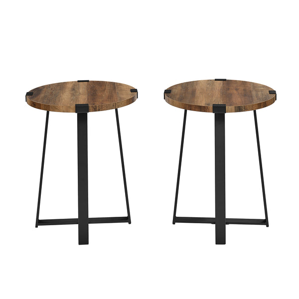 AF18MWSTRO - Rustic Side Table Dark Concrete