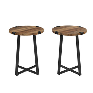 AF18MWSTRO - Rustic Side Table Dark Concrete